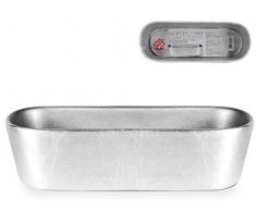 Home Set 6 Vaschette Evaporatore Ceramica Silver Arredo E Decorazioni Casa