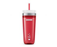 Zoku Iced caffè, caffè ghiacciato, creatore, macchina per il caffè di Ghiaccio, Rosso, 325 ml, ZK121-RD