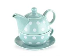 Pinky Up 5033 Addison pois set da tè, multicolore