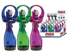 Max Italia 8017365029845 Ventilatore con Spruzzo Acqua, Multicolore