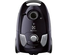 Electrolux EEG42EB Aspirapolvere con Sacco Easygo, Hygiene Filter 12, Regolazione Velocità, 650 W, 3.5 L, con Spazzola Parquet, Nero