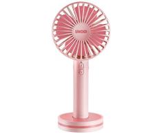 UNOLD 86614 - Ventilatore portatile Breezy, 3 livelli di velocità, funzionamento a batteria fino a 7,5 ore