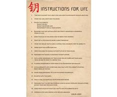 1art1 Dalai Lama - Istruzioni per La Vita Poster Stampa (91 x 61cm)