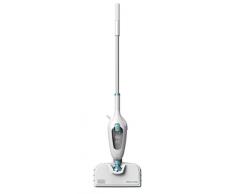 BLACK+DECKER FSMH13E10-QS Lavapavimenti a Vapore Steam-Mop 10in1, 1300 W, Bianco/Blu