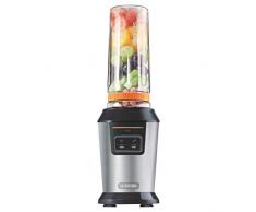 SENCOR SBL 7500SS Frullatore automatico per smoothie 800 Watt, bottiglia sportiva unica, bottiglia in acciaio inox 0,6 L, argento