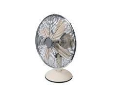 ventilatore avorio 30 da tavolo metallo
