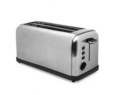 Princess Tostapane a Doppia Fessura, 1500 W, 6 Gradi di Potenza, Funzione Scongelamento, Argento