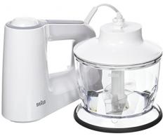 Braun HM3137WH sbattitore elettrico, manuale, bianco, 21 x 7,5 x 16 cm