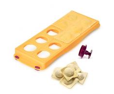 Metaltex 252320 - Set di 10 stampi per ravioli, in plastica, multicolore, 0,4 cm