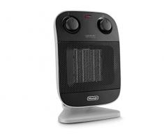 DeLonghi Bend Line HFX60C20 - Termoventilatore, Nero/Grigio