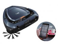 AEG RX9-1-IBM Senza sacchetto 0.7L Nero, Blu aspirapolvere robot