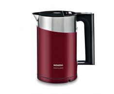 Siemens TW86104P bollitore elettrico 1,5 L Nero, Rosso, Acciaio inossidabile 2400 W