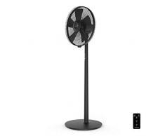Cecotec Ventilatore a piantana ForceSilence 550 Smart.5 pale(40 cm), oscillante, 3 velocità, altezza regolabile, timer fino 7 ore, telecomando, 60 W