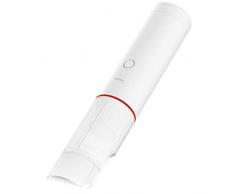 ROIDMI P1 Weiß, Aspirapolvere Filtro HEPA, Durata della Batteria Fino a 25 Minuti, Alta Potenza di aspirazione con 6.000 Pa, connettore USB, Silenzioso, Illuminazione a LED, Colore: Bianco