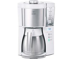 Melitta 1025-17 - Caffettiera filtrante 1080, in acciaio INOX, 1,25 litri, colore: Bianco