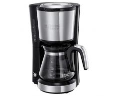 Russell Hobbs Macchina del Caffè Americano Compact Home, Caraffa in Vetro da 625 ml, corpo in Acciaio, 650W, 24210-56