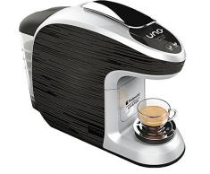 Hotpoint CM HB QBG0 Macchina per Caffe Espresso, 1300 Watt, 0.85 Litri, Nero/Grigio