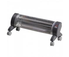 FM Calefacción 2302-R Stufetta al quarzo Nero, Grigio 1200 W