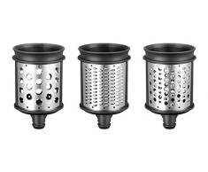 KitchenAid 5KSMEMVSC Set di 3 cilindri opzionali per Accessorio grattugia a cilindri 5KSMVSA