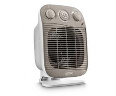 DeLonghi HFS50D22 Termoventilatore Vertical Edge, 2200 W, Plastica, Bianco/Beige