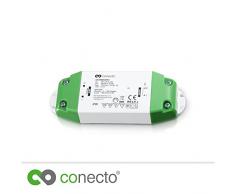 conecto 50235, trasformatore LED da 230 V (CA) a 12V (CC), per lampade a LED fino a max. 15 watt
