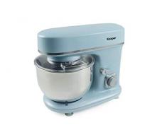 Impastatrice planetaria 1300 w 5 lt 6 velocita azzurro polvere in Abs