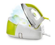 Domo DO7089S 2400W 1.2L Acciaio inossidabile Verde, Bianco ferro da stiro a caldaia