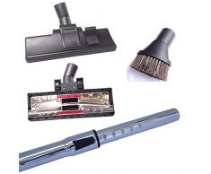 sacchetti aspirapolvere tubo 35 mm, duro pavimento ugello & ventosa pennello per Bosch BSG 82022 Ergomaxx Pro Parquet