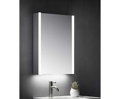 Keenware kbm-101 LED armadietto specchio da bagno con presa per rasoio; 500 x 700 MM