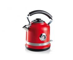 Ariete 2854 Bollitore Elettrico Moderna Cordless 360°, Sistema autospegnimento, Filtro Removibile, Livello Acqua visibile, Termometro, 2000 W, 1.7 Litri, Rosso