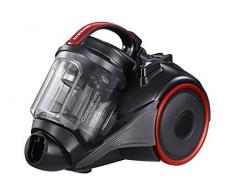 Samsung VC07K41F0VR CycloneForce Plus VC4100 Aspirapolvere a Traino senza Sacco, 2 Spazzole, 190 W, Rosso [Classe di Efficienza Energetica A]