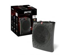 Imetec Living Air M2-400 Termoventilatore con Ionizzatore 2200 W, 3 Livelli di Temperatura, Termostato Ambiente, Nero