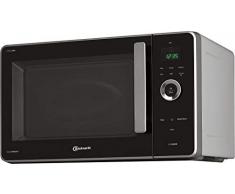 Bauknecht MW 80 SL - Forno a microonde, 2100 W, 30 l, colore: argento Microonde argento