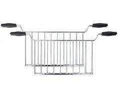 SMEG Accessorio tostapane TSSR02, Acciaio Inossidabile, Cromo/Nero