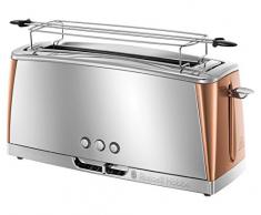 Russell Hobbs Luna Copper Accents Tostapane, 1500 W, Plastica, Acciaio Inossidabile, Rame