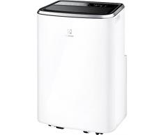 Electrolux EXP34U338CW ChillFlex Pro 14 A Climatizzatore Portatile, 14K BTU, Silent 45 db (A), Gas R290, Self Evaporative System, 1500 W, 45 Decibel, Plastica, Bianco