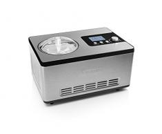 Princess Macchina per Il Gelato Deluxe, 180 W, Acciaio Inossidabile, Grigio