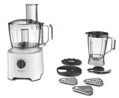 Moulinex FP2461 Easy Force, Robot da Cucina All-in-One, 6 Accessori per 25 Diverse Funzioni, Capacità Recipiente 2.4 L