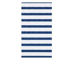 Caspari - Confezione da 15 tovaglioli per ospiti, in tessuto, 16,5 x 16,5 x 0,02 cm, colore: Blu