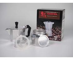 Sanfor 15053 Macchina da caffè Alluminio