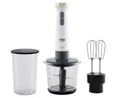 Beko HBA7608W Frullatore ad Immersione con Accessorio, 700 W, Plastica