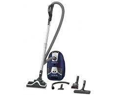 Rowenta RO6371EA Silence Force Compact, Aspirapolvere a Traino con Filo e con Sacco, Silenzioso, Capacità 3.5 l, Potenza 550 W