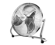 BLACK+DECKER BXFF60E Ventilatore da Pavimento, 60 W, Plastica, Metallo
