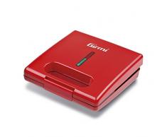 Girmi TS02 Tostiera, 750 W, Other, Rosso