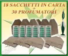 EuroStore07 18 SACCHETTI E 30 PROFUMINI ADATTABILI FOLLETTO VORWERK KOBOLD BIMBY 130 131