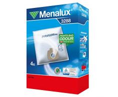 Menalux, Set di sacchetti per aspirapolvere, 4 pz, compatibili con Nilfisk/Tchibo TCM/Thomas