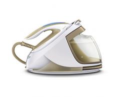 Philips PerfectCare Elite Silence GC9647/60 ferro da stiro a caldaia 2400 W 1,8 L T-ionicGlide Oro, Bianco
