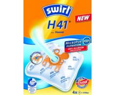 Swirl H 41 Sacchetti per aspirapolvere MicroPor con filtro antiodore e sistema di filtraggio HEPA