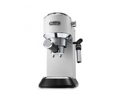 DeLonghi EC685.W Macchina per caffè Espresso Manuale, 1350 W, 1 Litro, 0 Decibel, Acciaio Inossidabile, Bianco