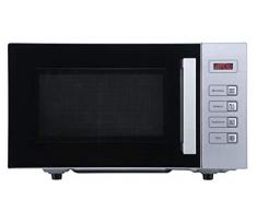 Silva-Homeline MW 2380 forno a microonde, 42,5 cm, fondo in ceramica, senza piatto girevole, pannello di facile manutenzione, con tasti XXL